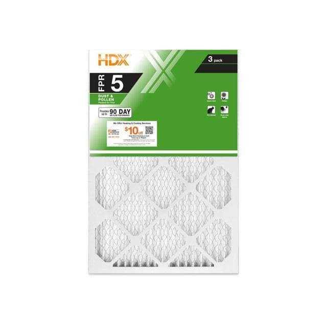 20 in. x 36 in. x 1 in. Standard Pleated Air Filter FPR 5 (3-pack)
