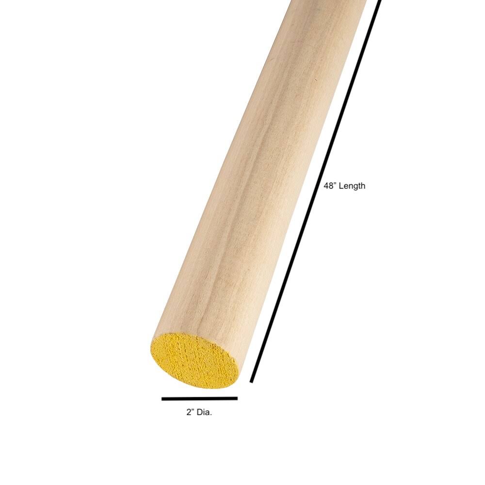 Madison Mill 2-in Dia x 48-in L Round Poplar Dowel 436919