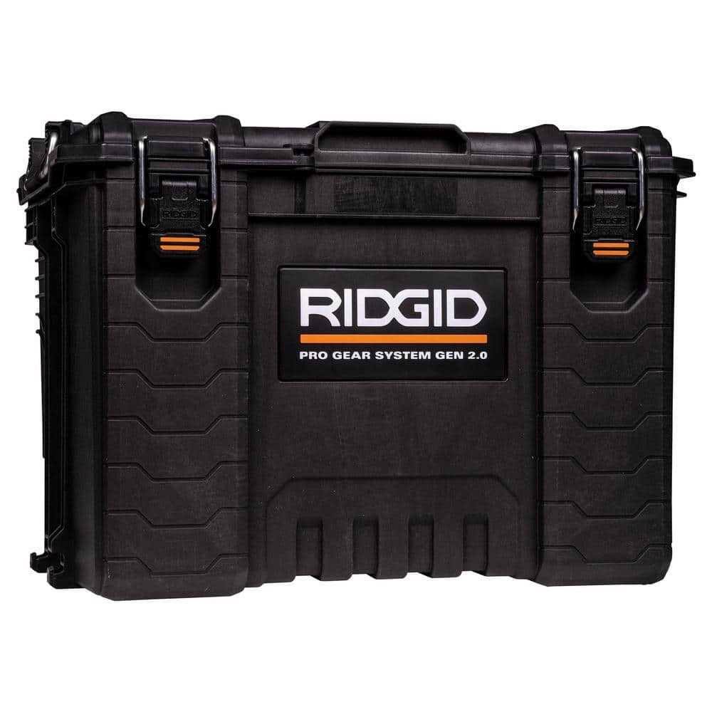 Ridgid 2.0 Pro Gear System 22 in. XL Tool Box Storage, Black