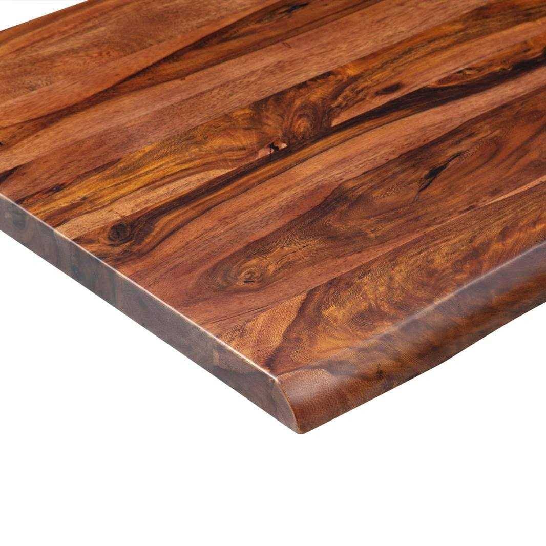 Sparrow Peak Sparrow Wood 48-in x 25-in x 1.5-in Natural Straight Butcher Block Senna Siamea Countertop 1525EGSWW1LE-48