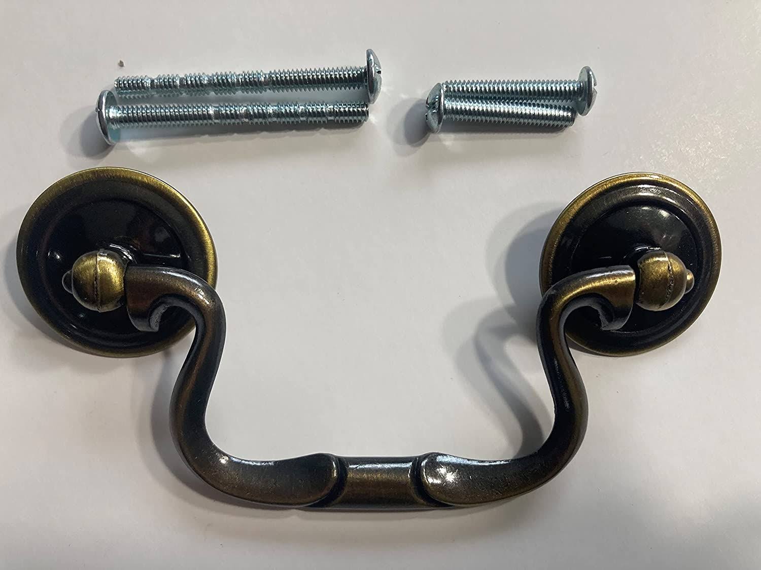 Elements CH3503 Kingsport Cabinet Pull, Brushed Antique Brass