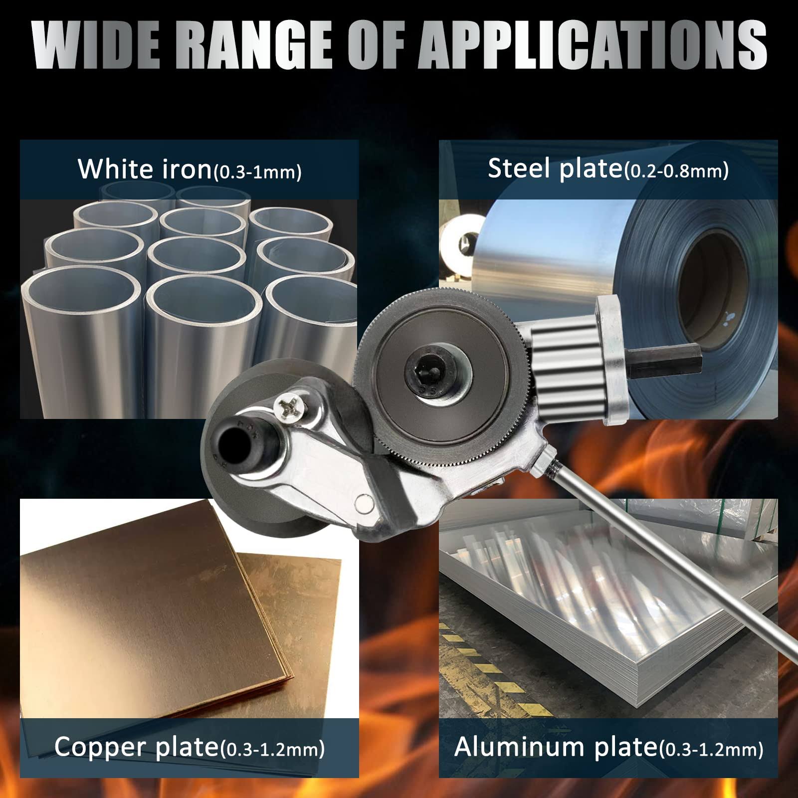 Hanhui 2023 New Metal Nibbler Drill Attachment, Metal Nibbler Drill Attachment with Adapter, DIY Metal Drill Attachment, Metal Cutter Sheet Drill