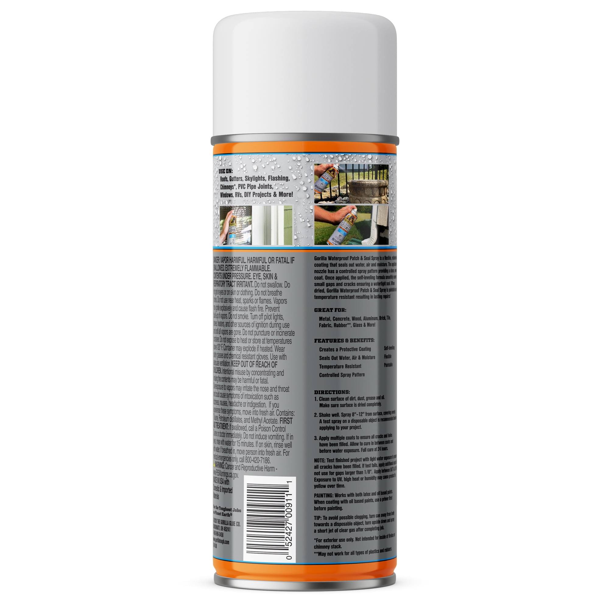 Gorilla 14 oz. Clear Waterproof Patch & Seal Spray