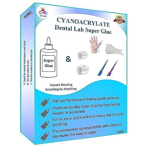 Ivorie Dental Lab Super Glue Adhesive Instant Bonding- Gel (2oz)