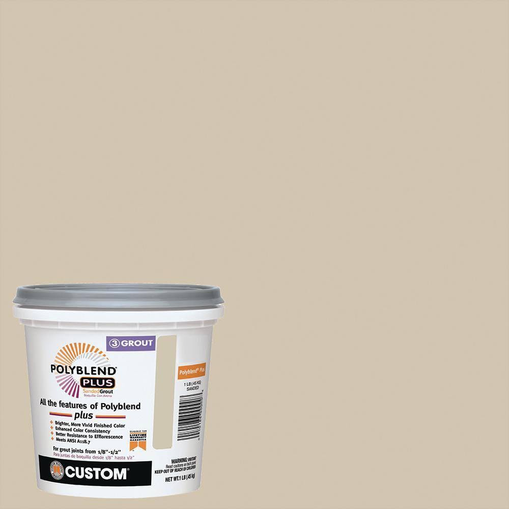 Polyblend Plus Sanded Grout, Bone Color, 1 lb.