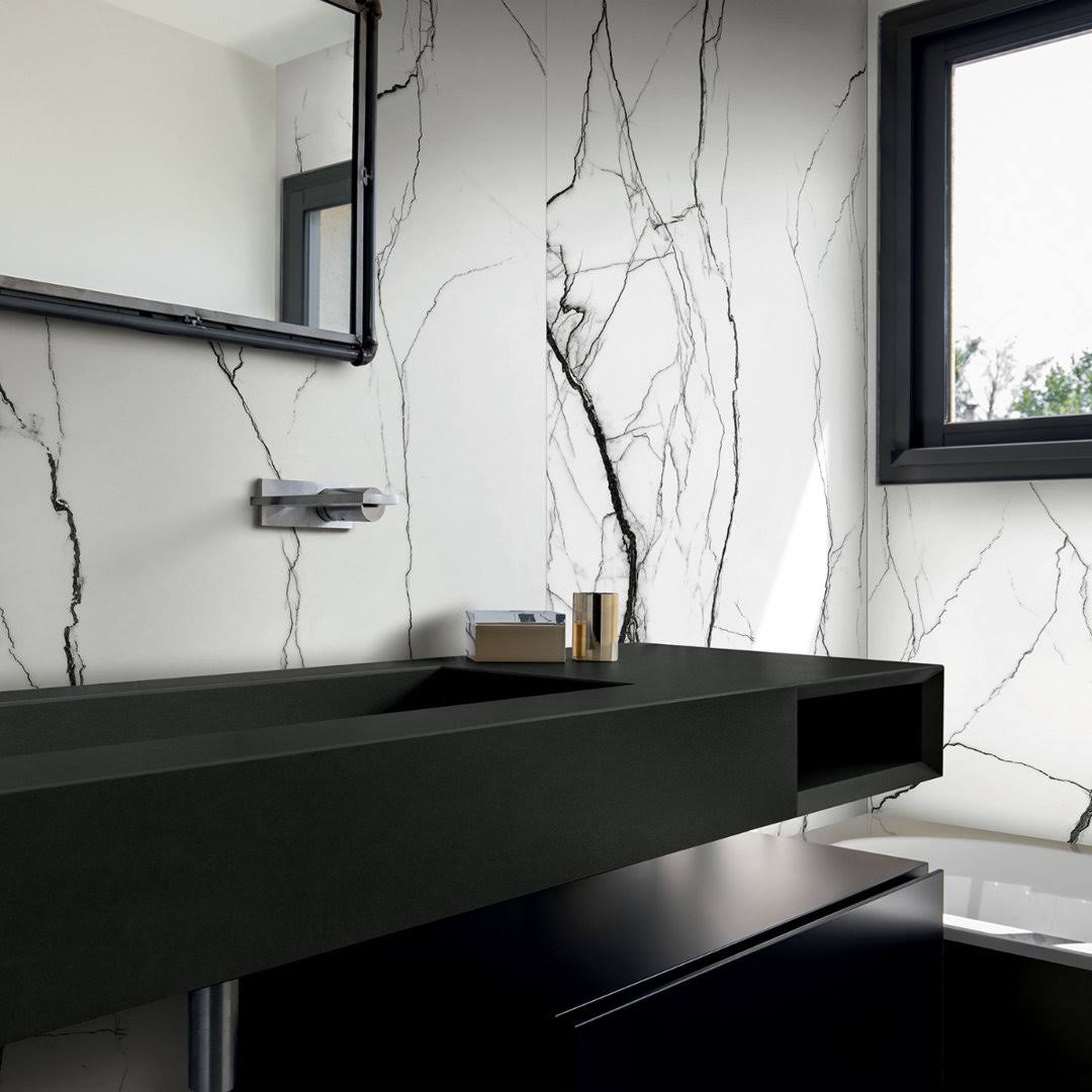 Ivy Hill Tile Magnus Breach 11.81 in. x 23.62 in. Polished Porcelain Marble Look Floor and Wall Tile (11.62 Sq. ft./Case)