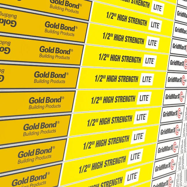 Gold Bond 1/2-in x 4-ft x 8-ft High Strength Lite Regular Drywall Panel 50000103