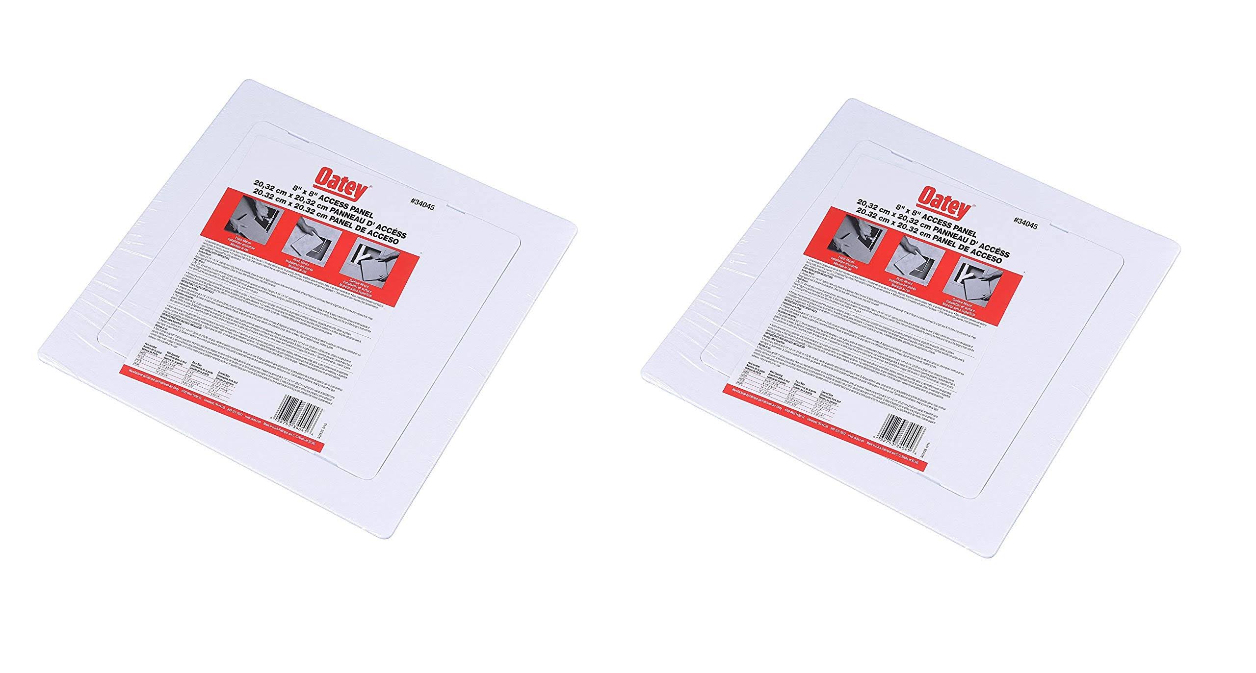 Oatey 34045 8x8 Access Panel Plumbing, 8 inch x 8 inch, White