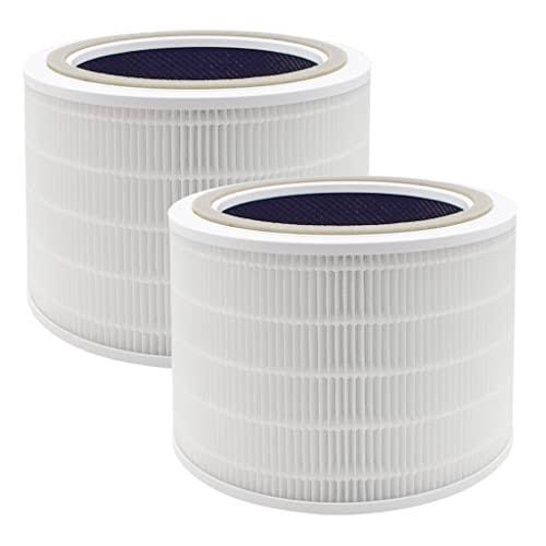 2-Pack Core 200S Replacement True HEPA Filters Compatible with Levoit Core 200S Smart WiFi Air Purifier,Compare to #Core 200S-RF