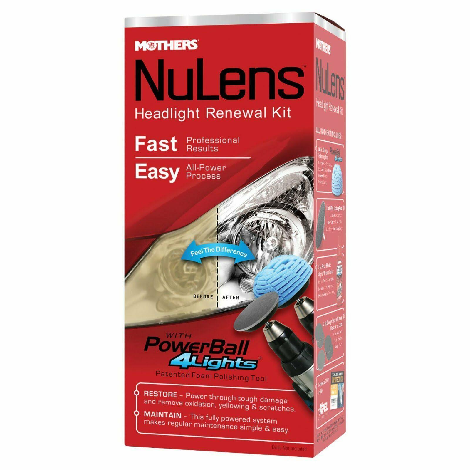 Mothers 7251 NuLens Headlight Renewal Kit