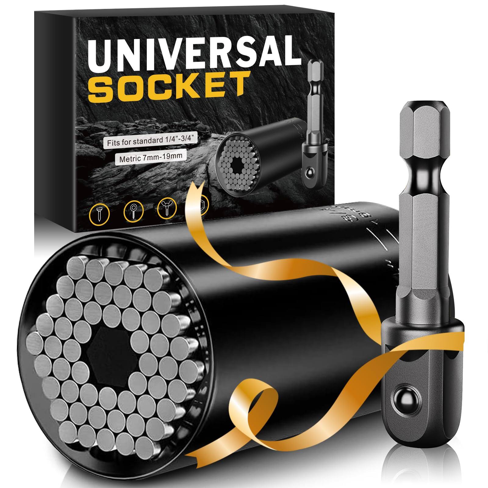 Wareon Super Universal Socket Tools Gifts for Men- Valentines Day Gifts for Him Stocking Stuffers for Adultsbirthday Gifts Cool Stuff Gadgets for Men