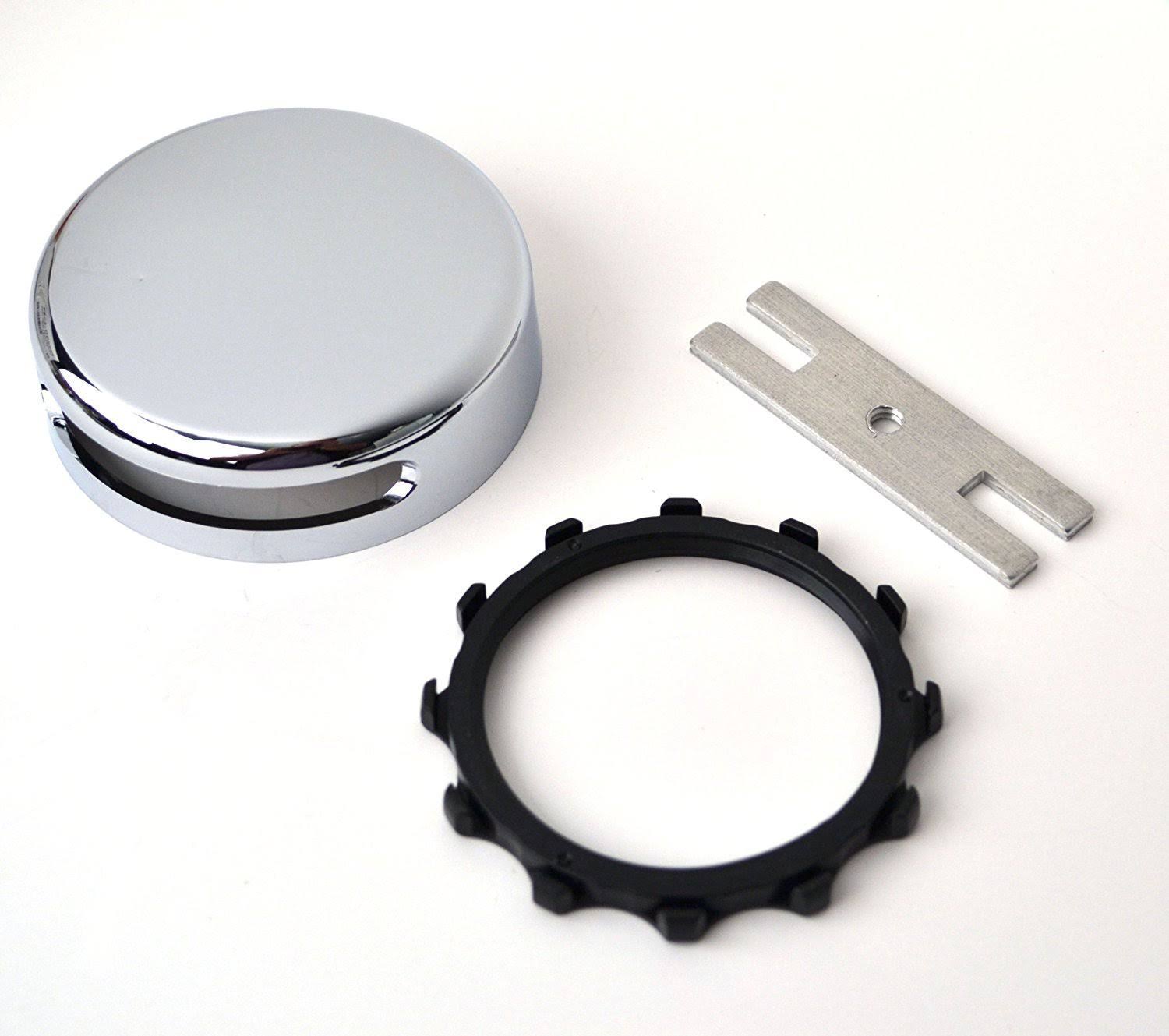 Watco Innovator Polished Chrome Overflow Plate Kit- 18009-CP