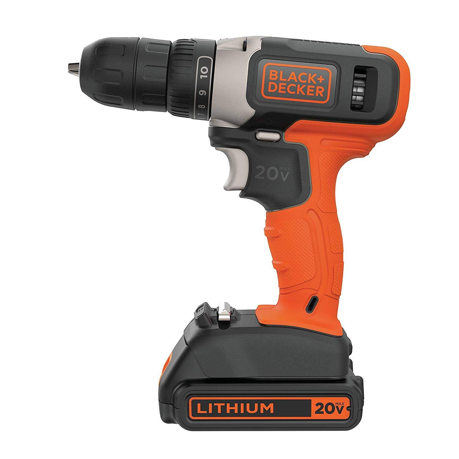 Black+decker- 20V Max Cordless Drill (BCD702C1)