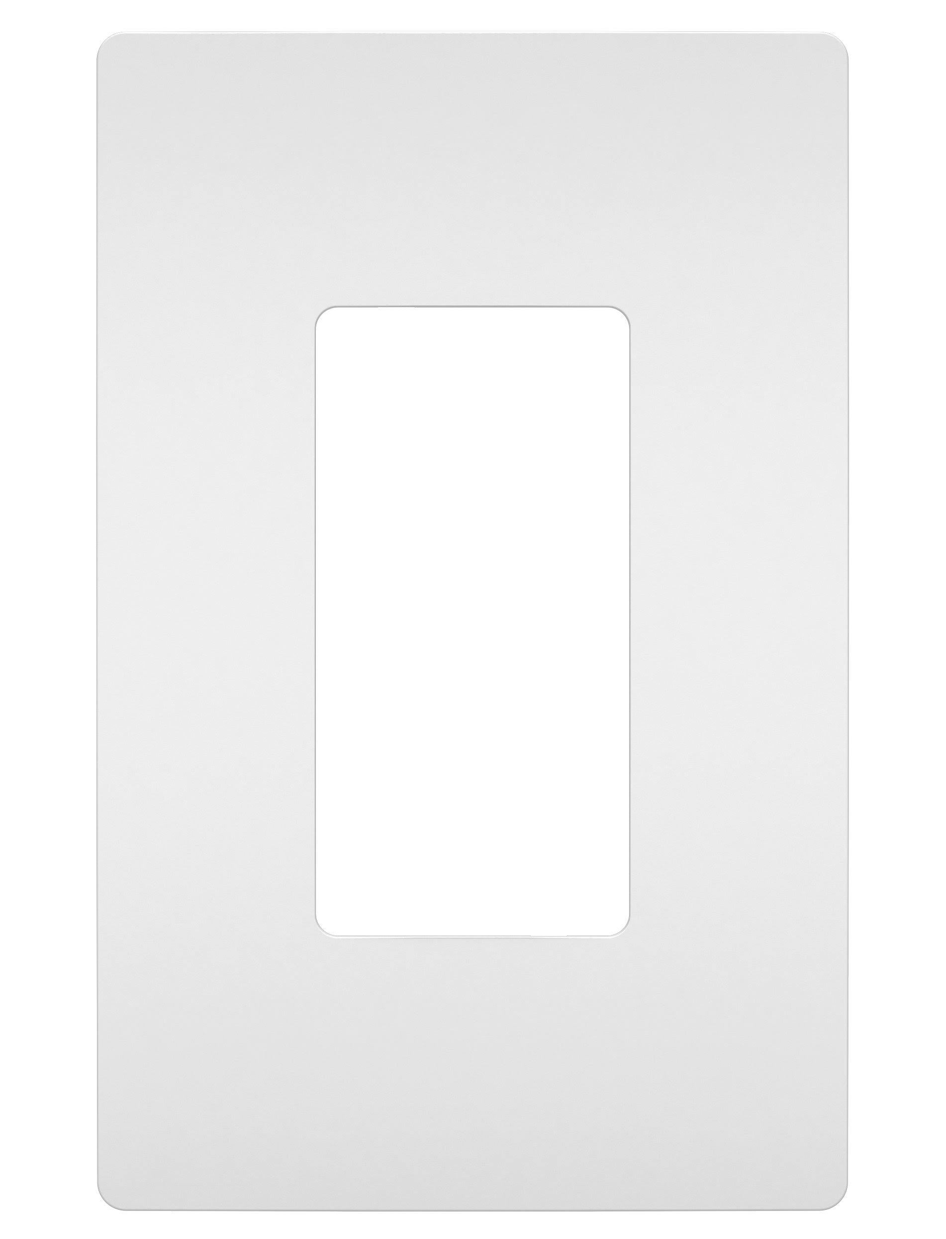 Radiant 1-Gang Plastic Wall Plate, White, Pass & Seymour, Rwp26wcc10