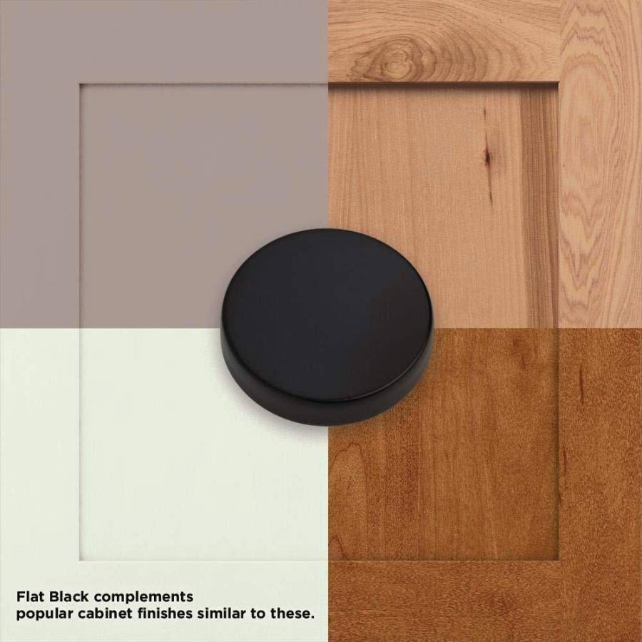 Liberty Matte Black Self-Closing Overlay Cabinet Hinge (5-Pairs)