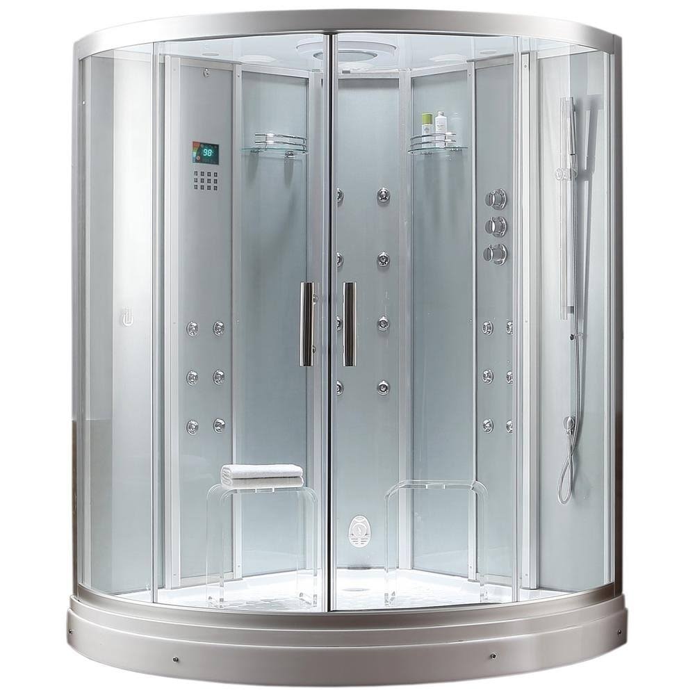 Maya Bath The Superior-Gray Steam Shower