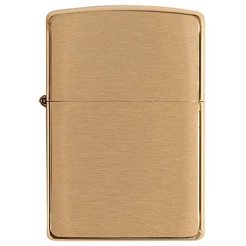 Zippo All-in-One Kit with Brushed Brass Windproof Lighter