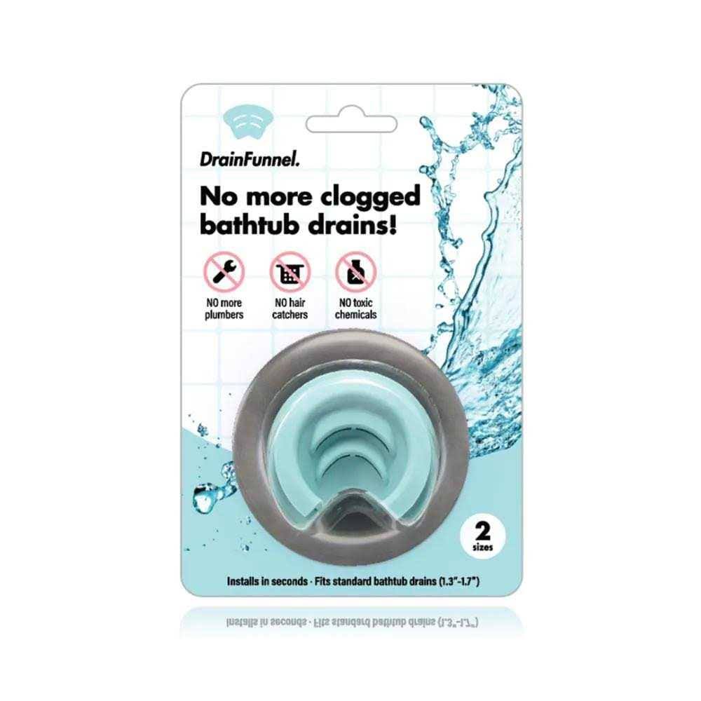 DrainFunnel 1.77-in Teal-Matte Drain Cover in Blue | DF001