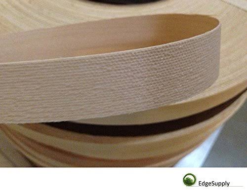 Edge Supply Maple 3/4' x 50' Preglued Wood Veneer Edgebanding Roll- Flexible Wood Tape, Easy Application Iron on with Hot Melt
