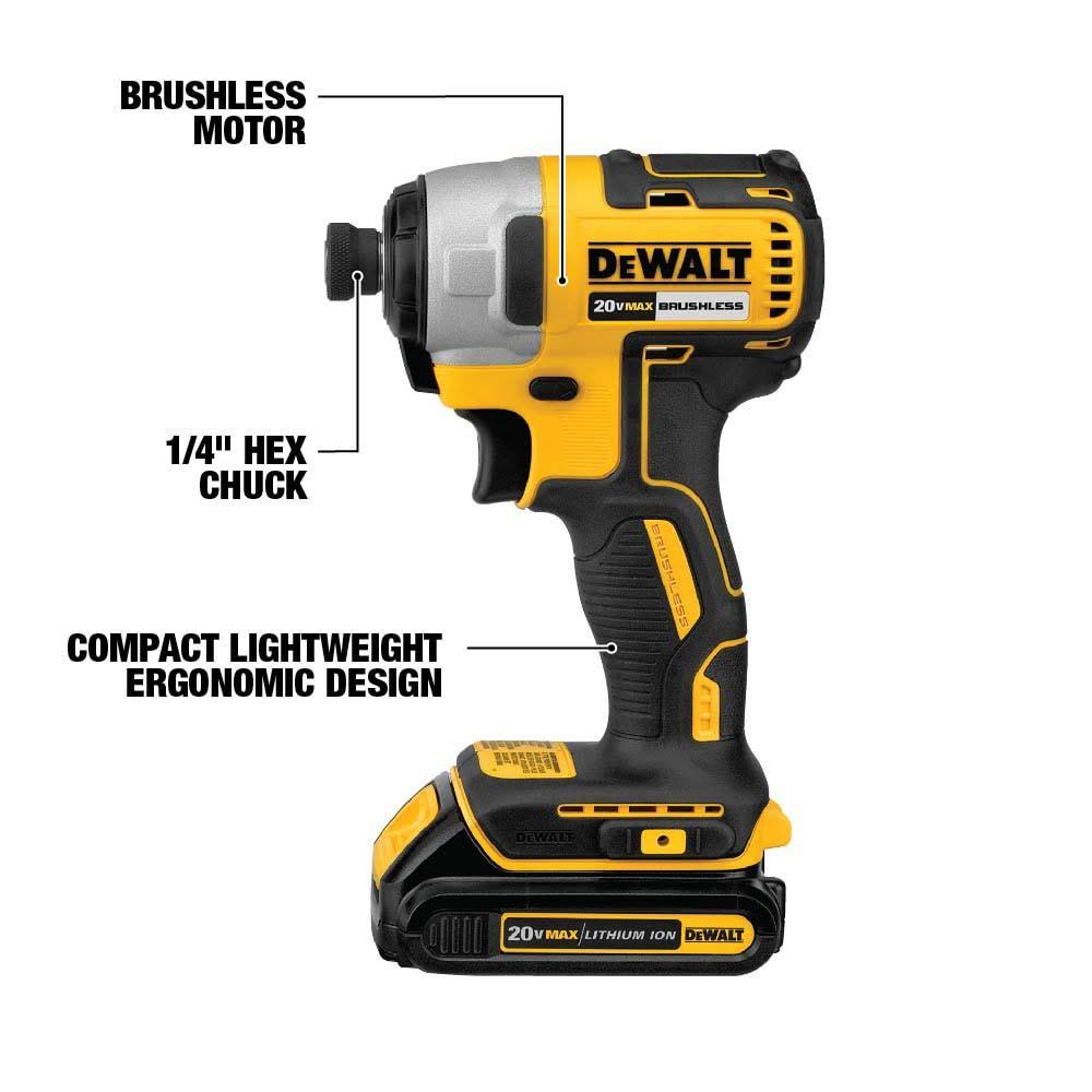 DeWalt DCF787B 20V Max Brushless Cordless 1/4