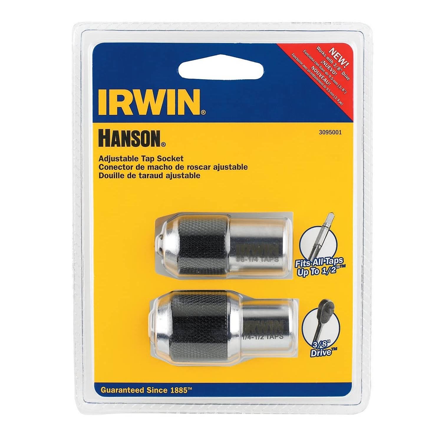 Irwin 3095001- 2 Piece Adjustable Tap Socket
