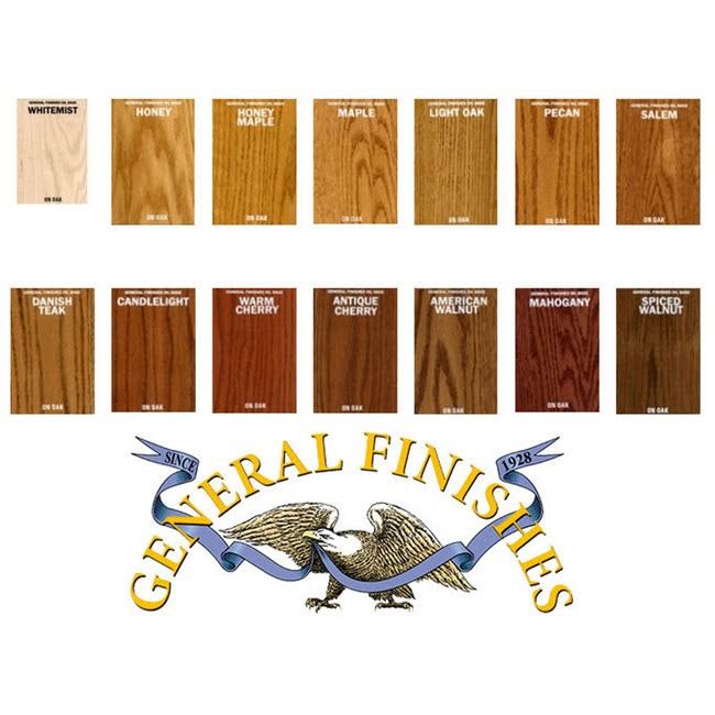General Finishes 1/2 Pint Oil Base Wood Stain Warm Cherry