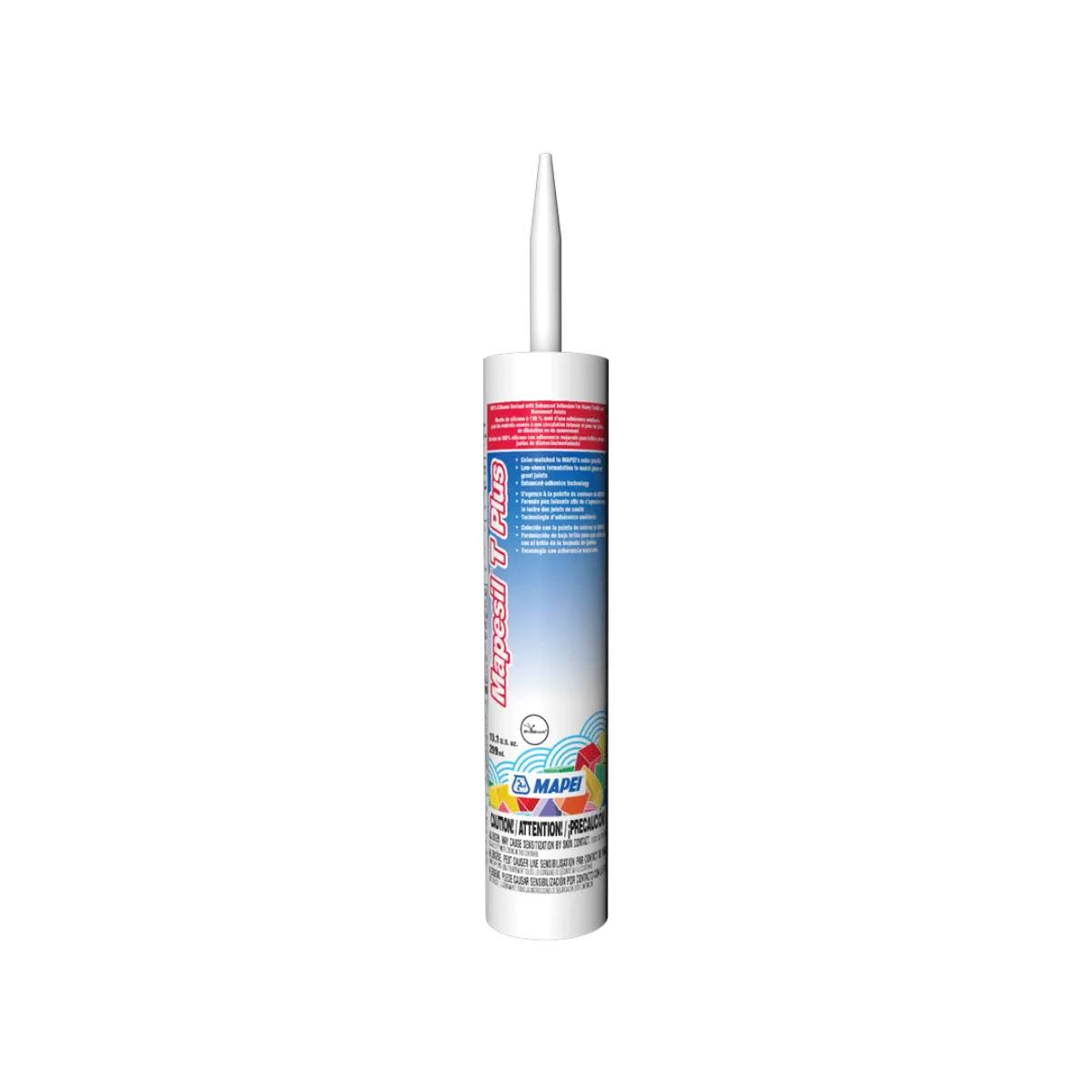 Mapei Mapesil T Plus 10.1-oz Charcoal Silicone Caulk