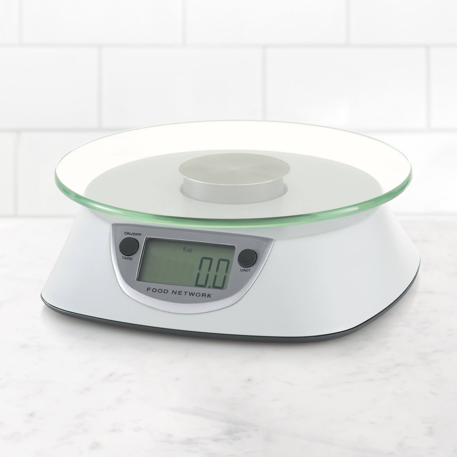 Food Network Digital Kitchen Scale- White