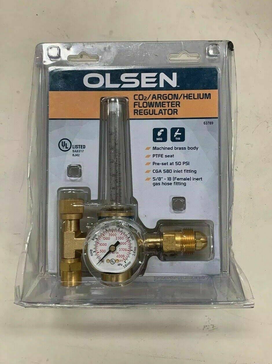 Olsen 63789 Co2/argon/helium Flowmeter Regulator