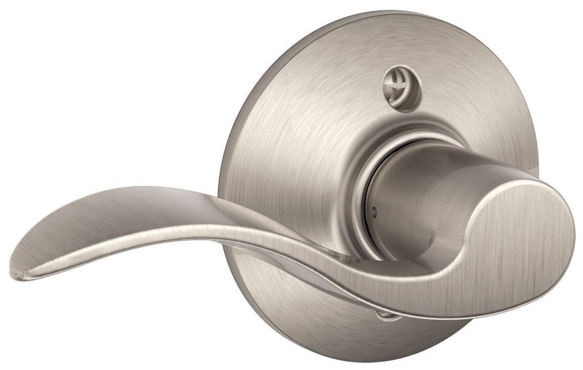Accent Left Handed Lever Non-Turning Lock, Satin Nickel (f170 ACC 619 LH)