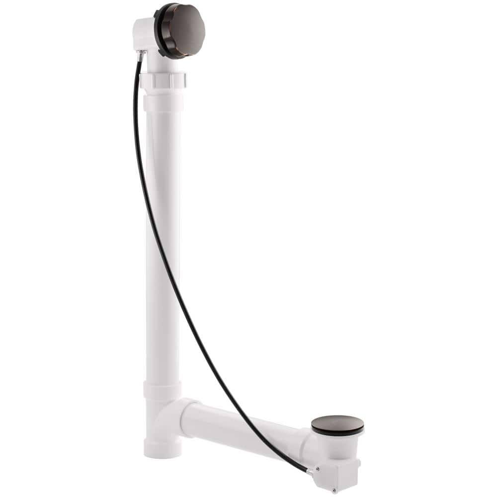Kohler k-7213 Clearflo Cable Bath Drain with PVC Tubing- Matte Black