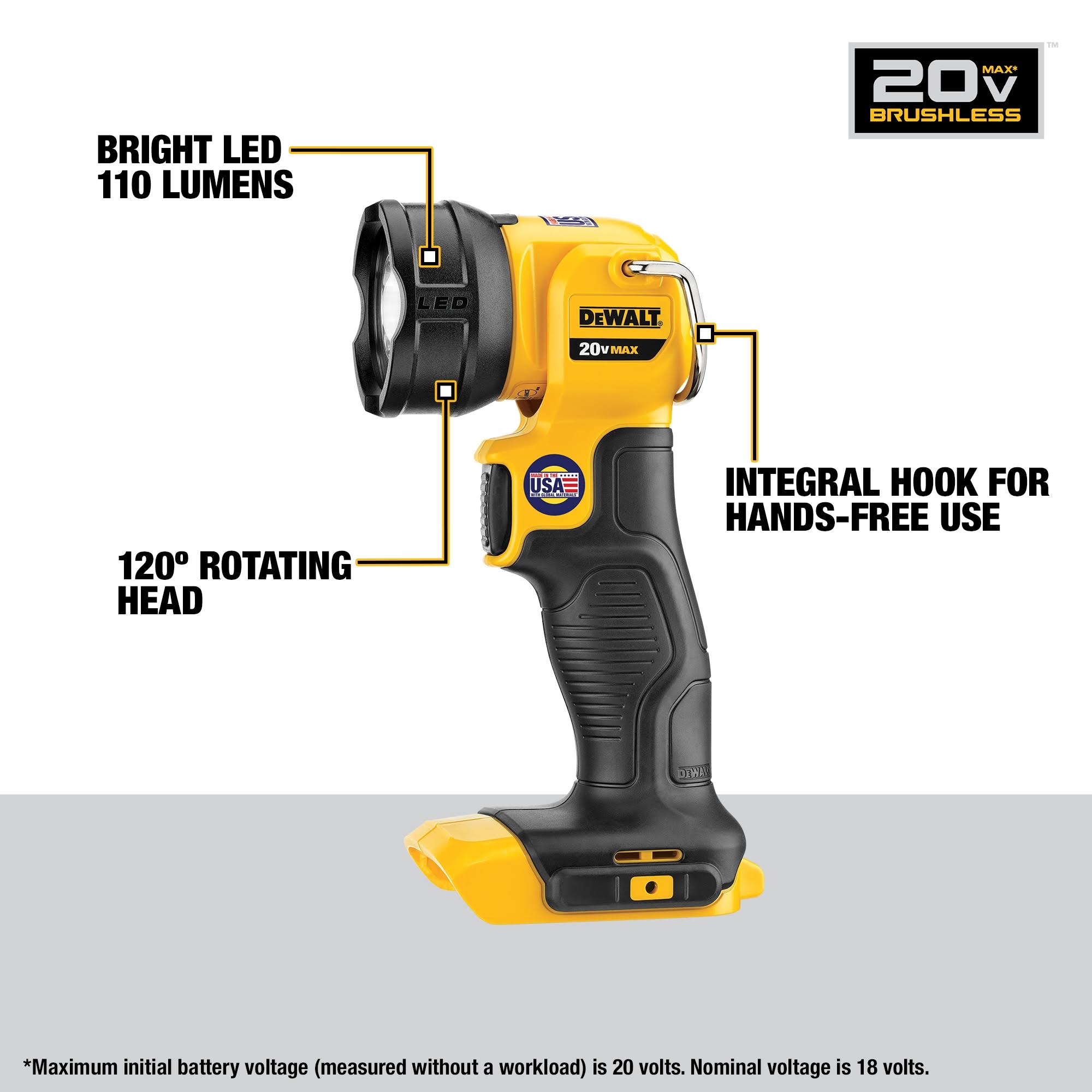 DeWalt 20V Max XR Brushless 4-Tool Combo Kit with Powerstack Battery