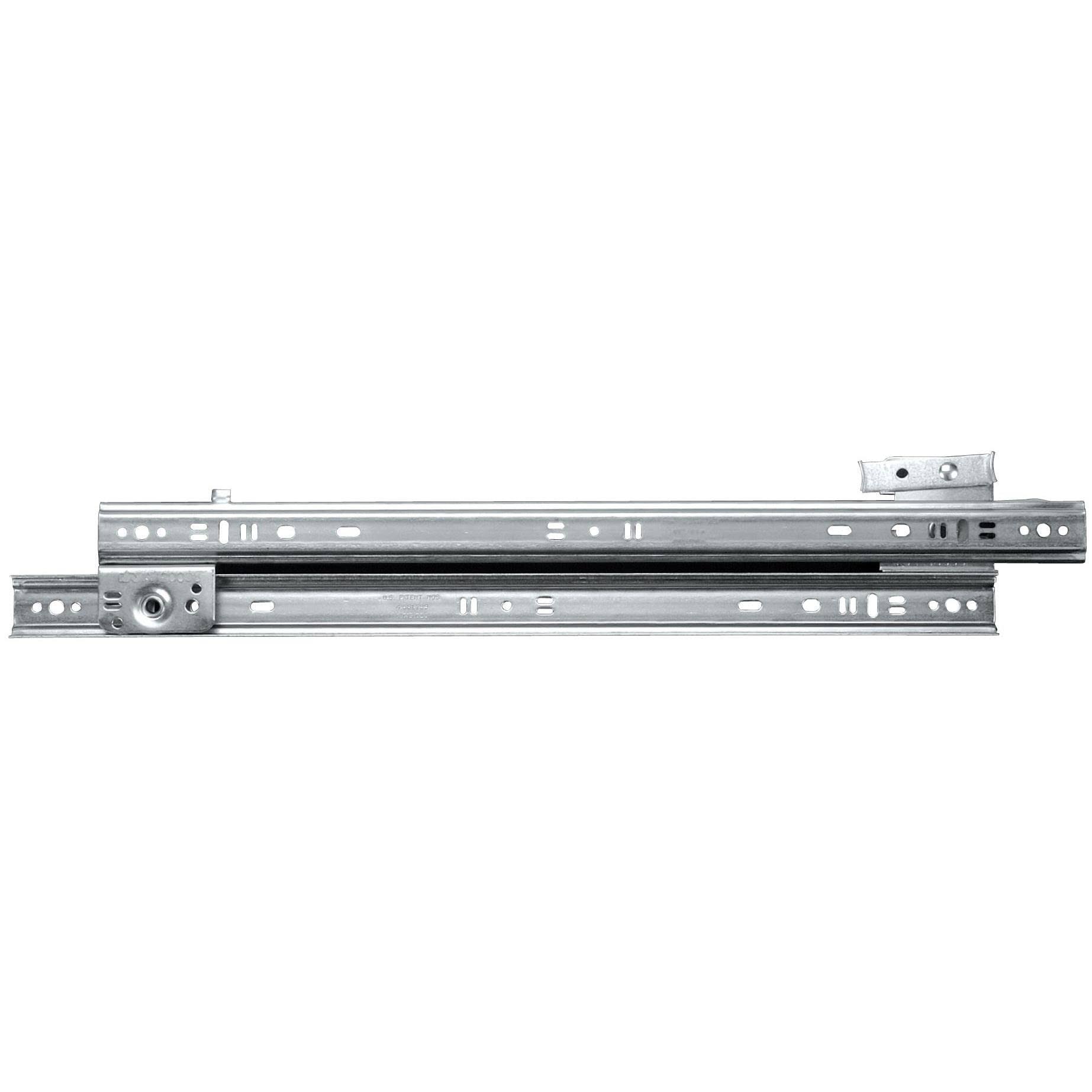 Knape & Vogt 20 in Zinc Drawer Slide