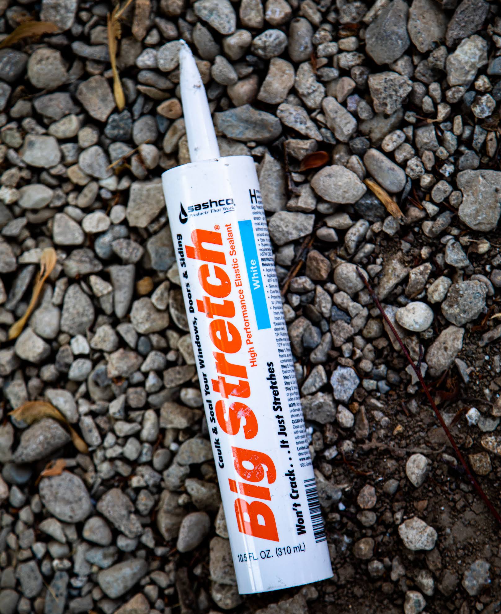 Sashco 10014 Big Stretch Acrylic Caulk, Tan, 10.5 oz