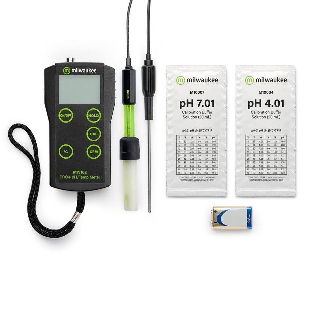 Milwaukee MW102 PH and Temperature Meter