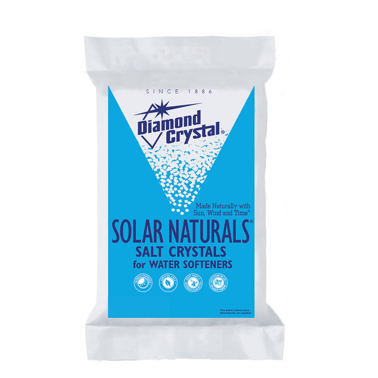 Diamond Crystal Solar Naturals Water Softener Salt, 50 Pound