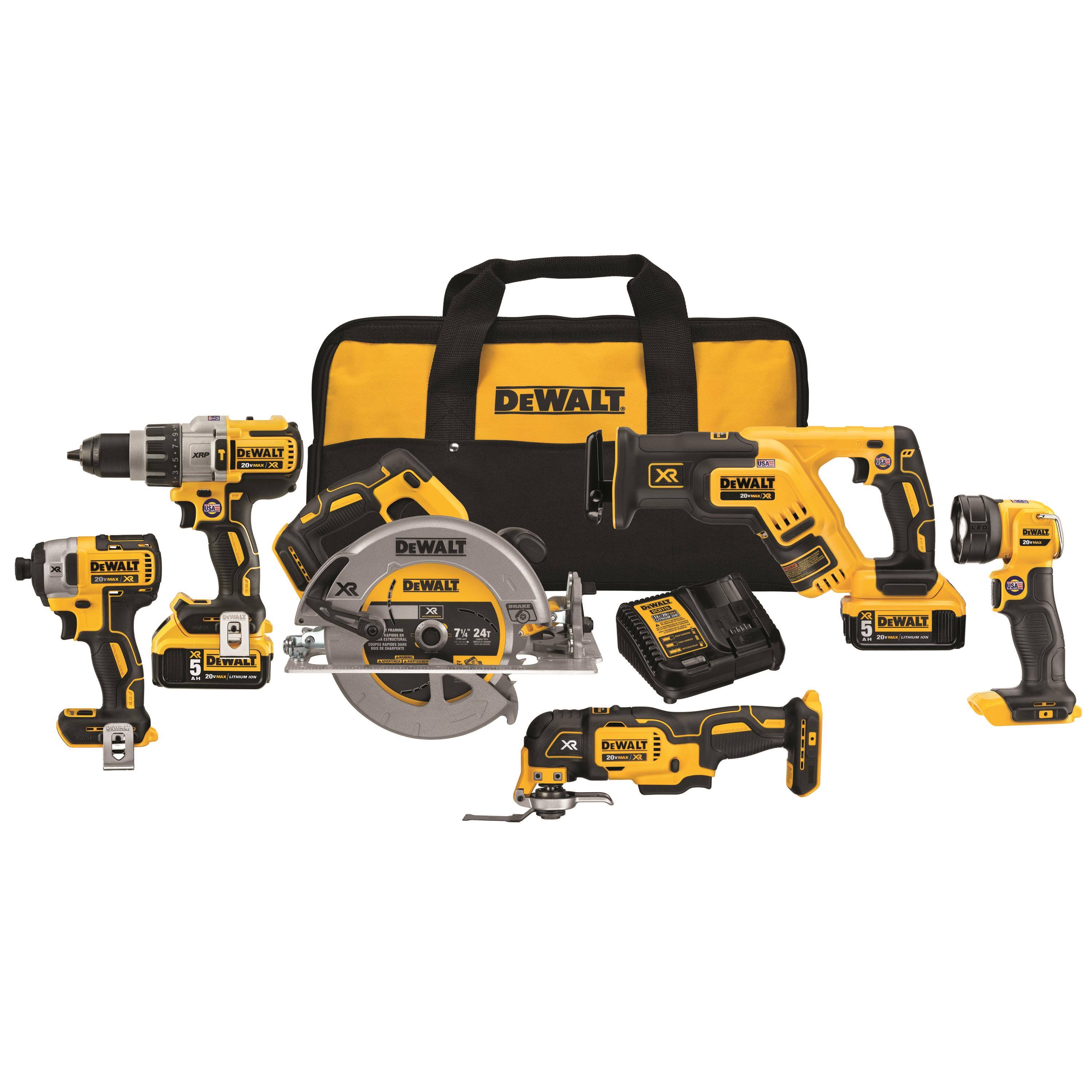 DeWalt 20-Volt Max Lithium Ion Cordless Combo Kit (6-Tool)