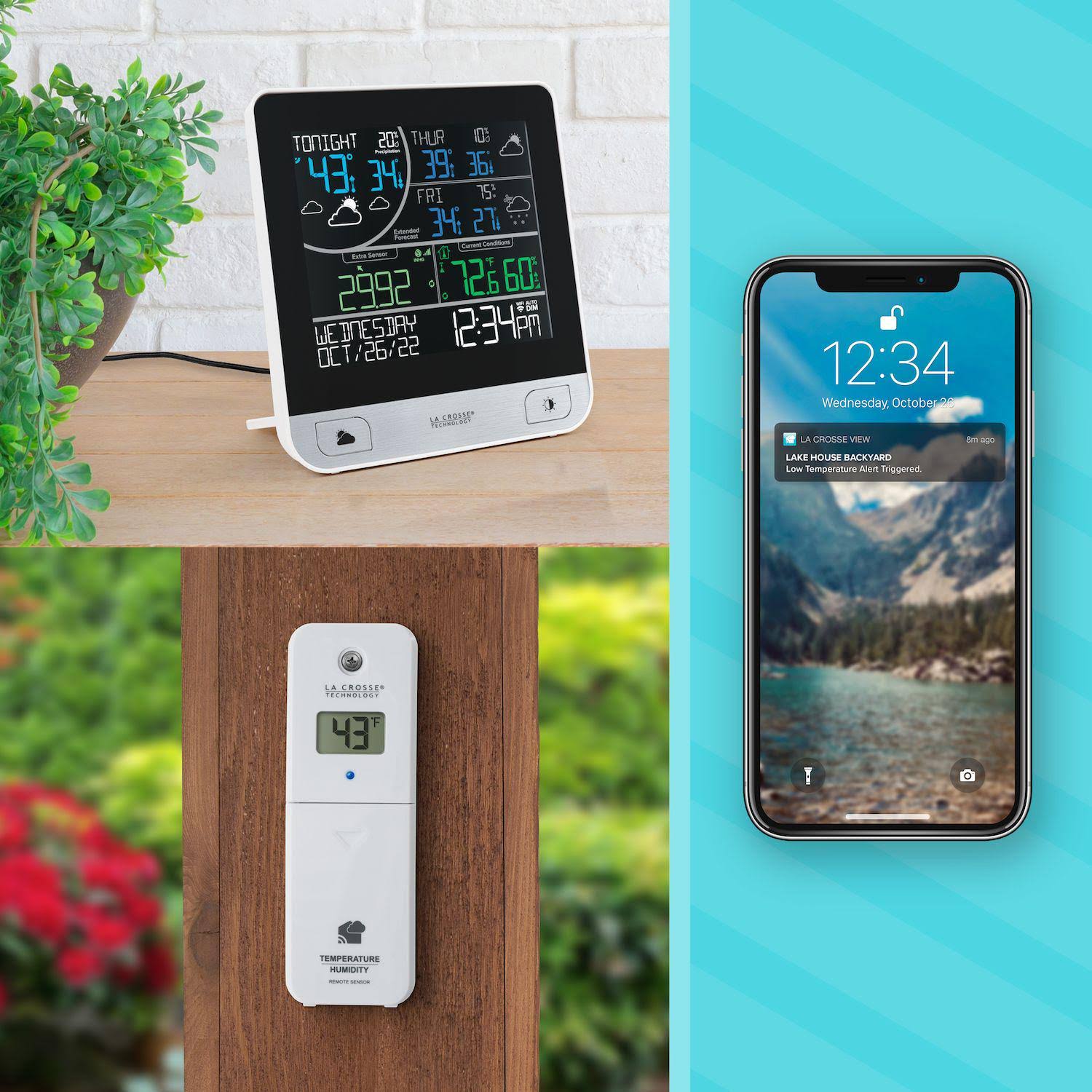 La Crosse Technology Wi-Fi Multi-Day Forecast Digital Weather Station