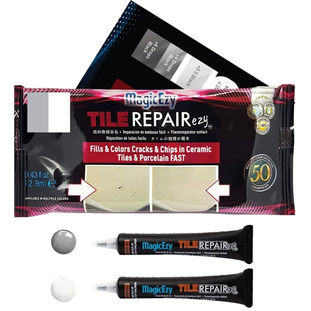 Tile REPAIREZY Light Gray & White 200724