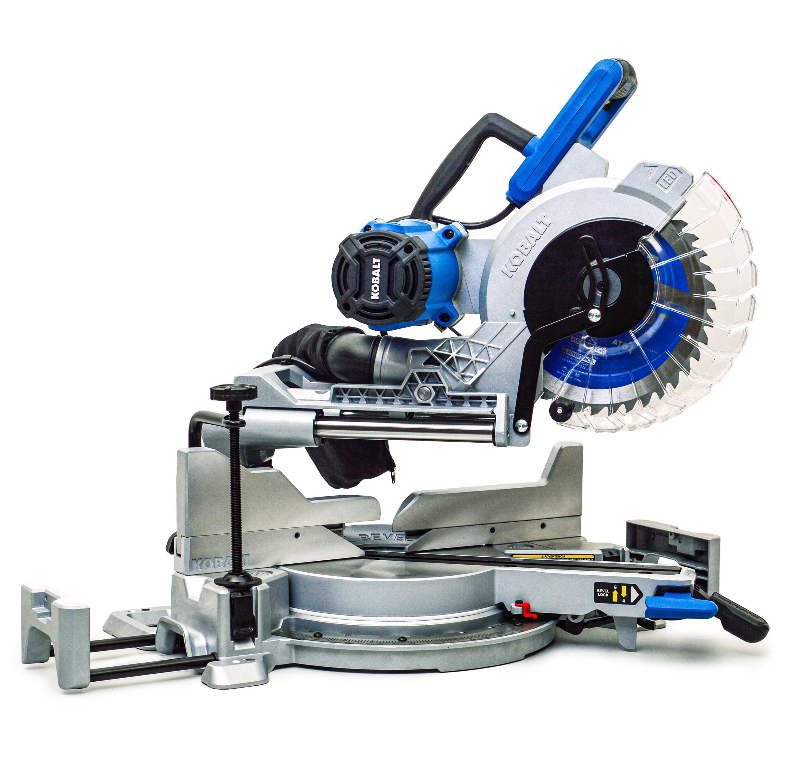 Kobalt 10-in 15-Amp Dual Bevel Sliding Compound Corded Miter Saw