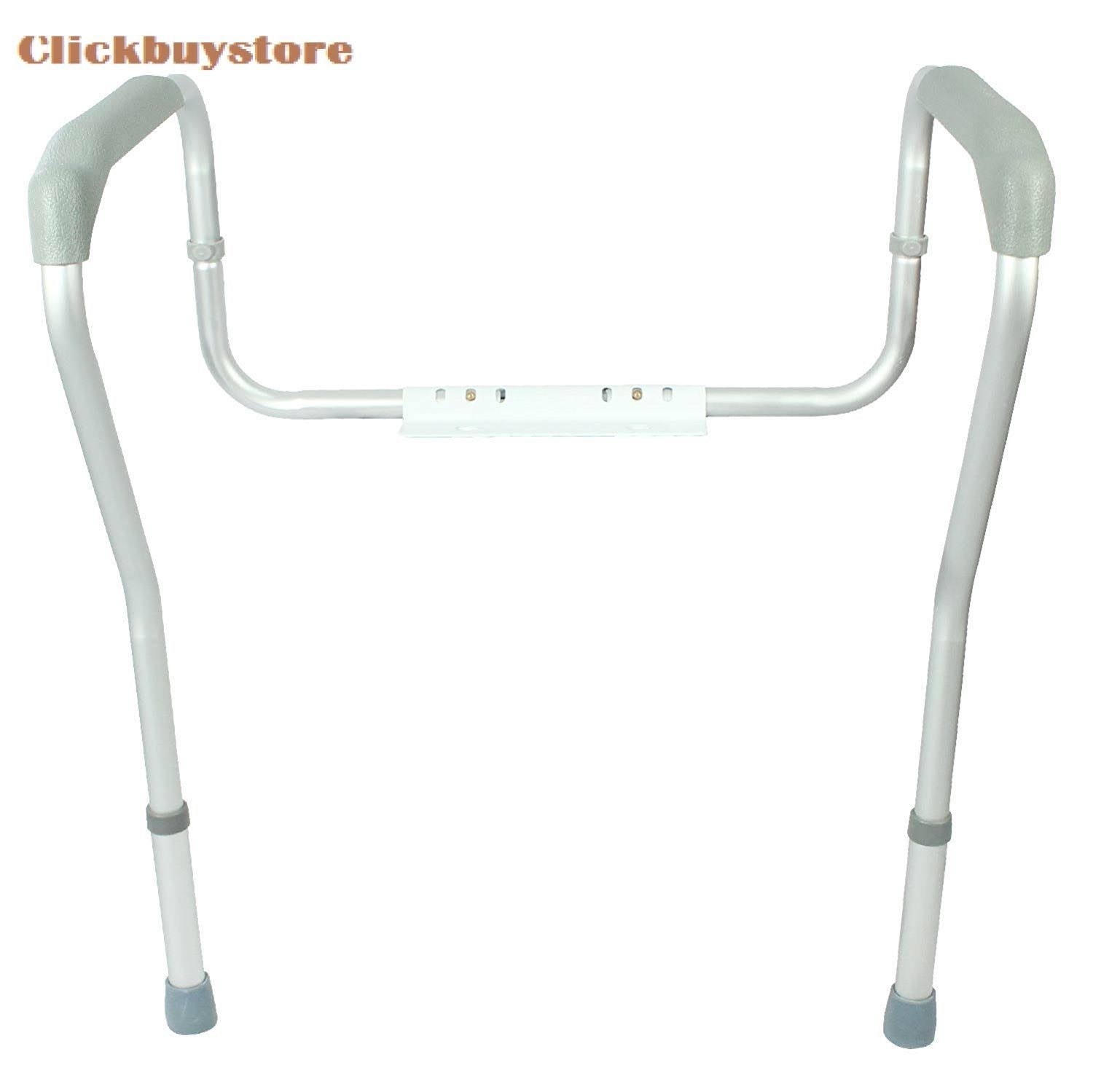 Vive Toilet Rail Bathroom Safety Frame for Elderly Handicap and Disabled