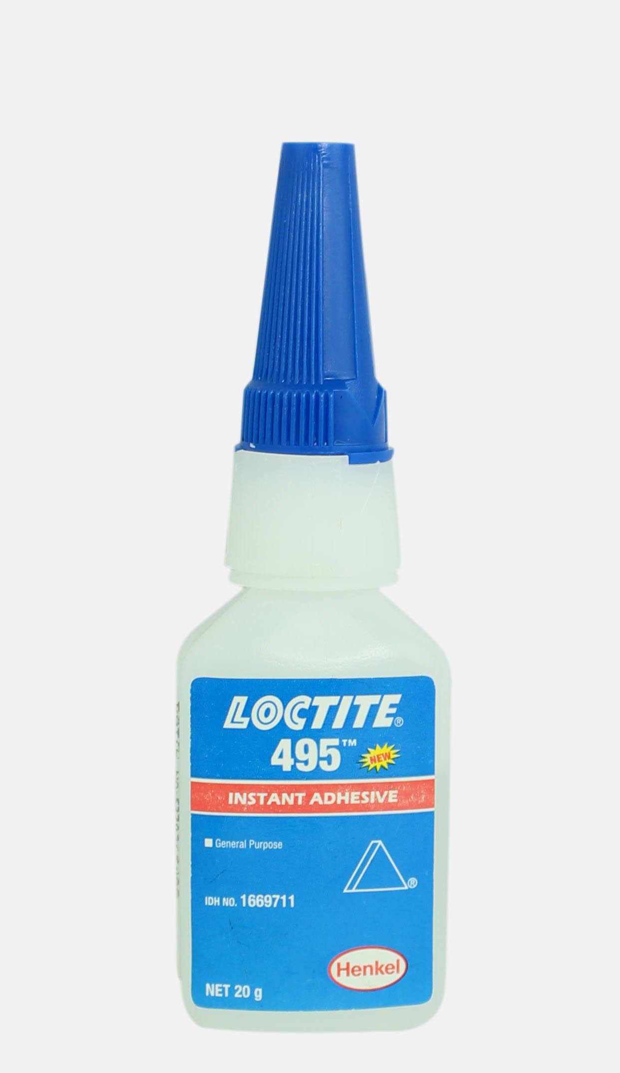 Genuine Henkel Loctite 495- Super Glue- Instant Adhesive- General Purpose- 20 Gr- 15 Pack