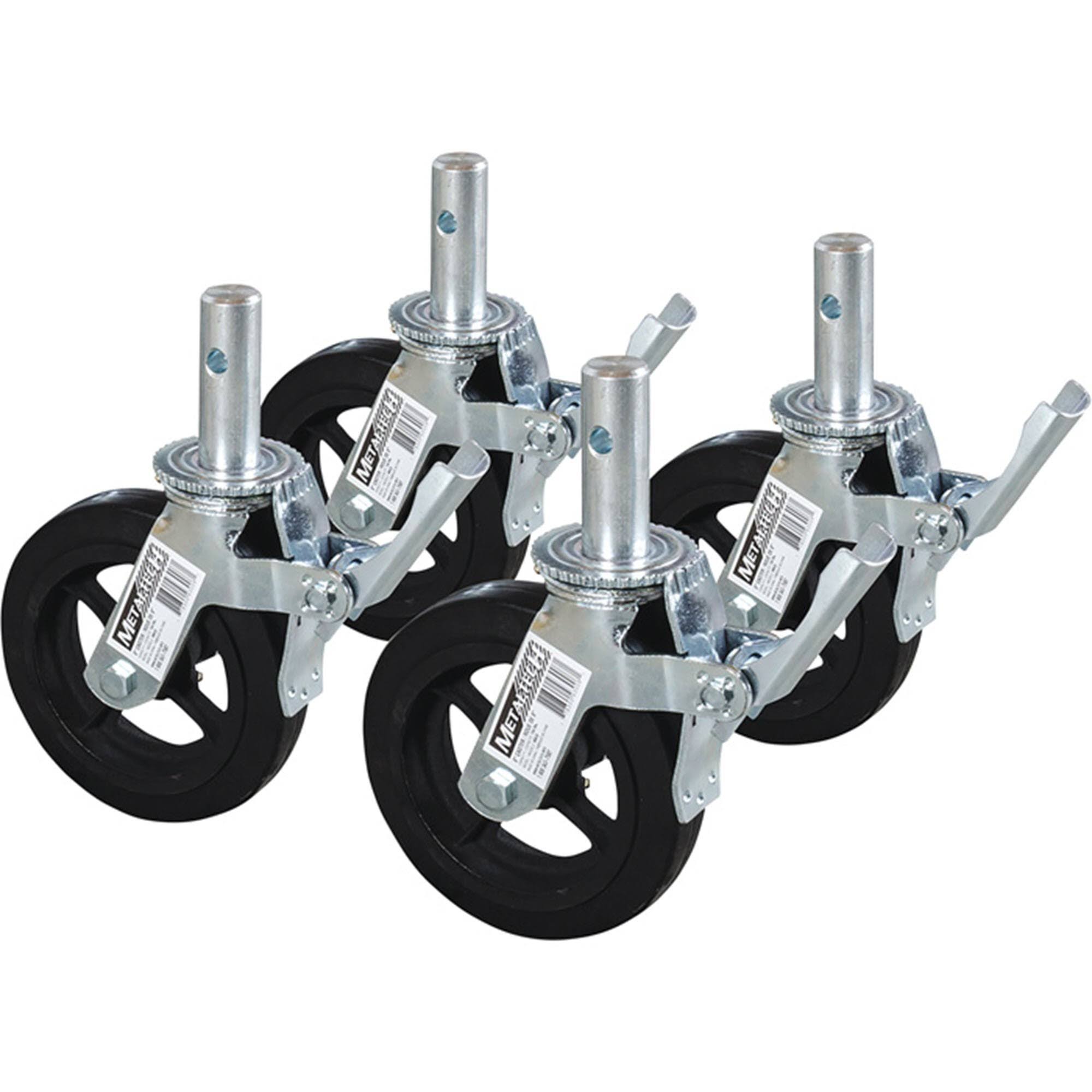 Metaltech 8 in. Scaffold Caster Wheel (4-Pack) M-MBC8K4