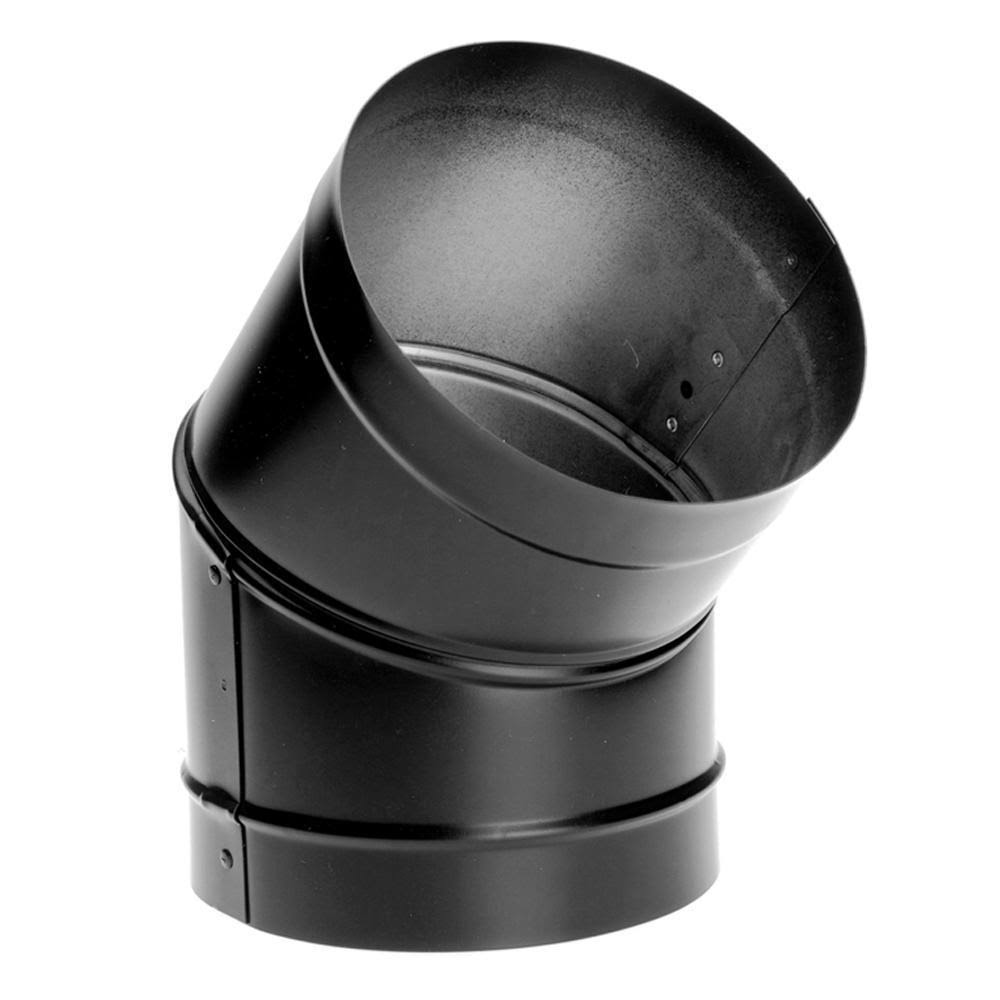 DuraVent 45-Degree DuraBlack Elbow, 6