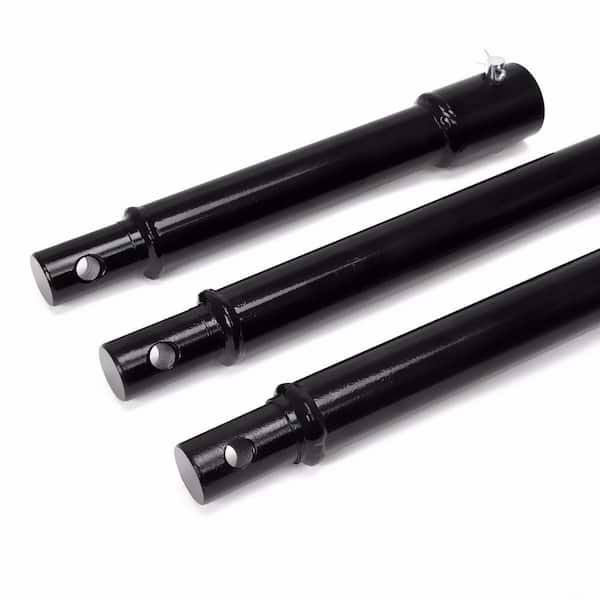 Xtremepowerus 20 in. Post Hole Digger Earth Auger Bit Extension Set (3-Piece)