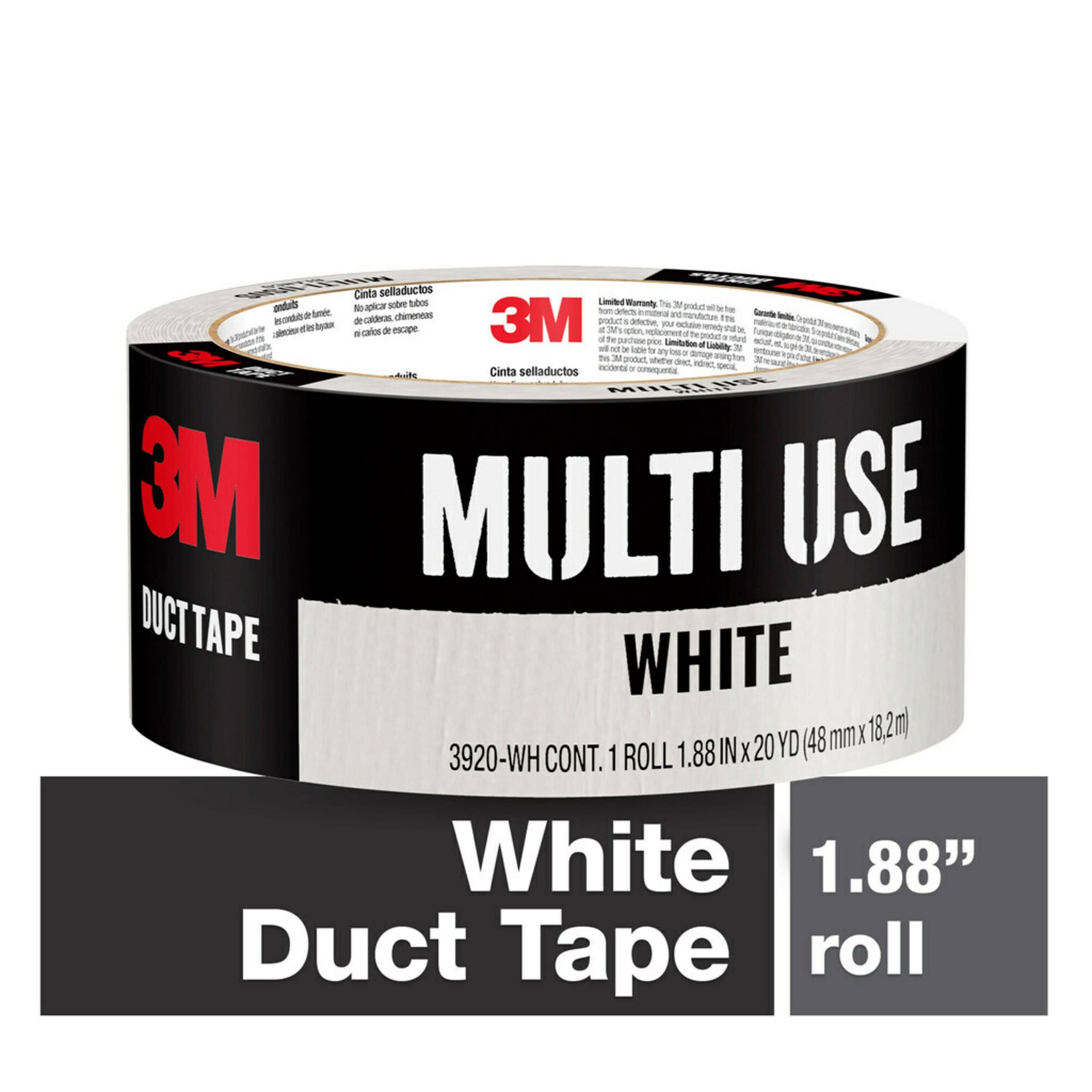 3M Scotch White Duct Tape, 1.88