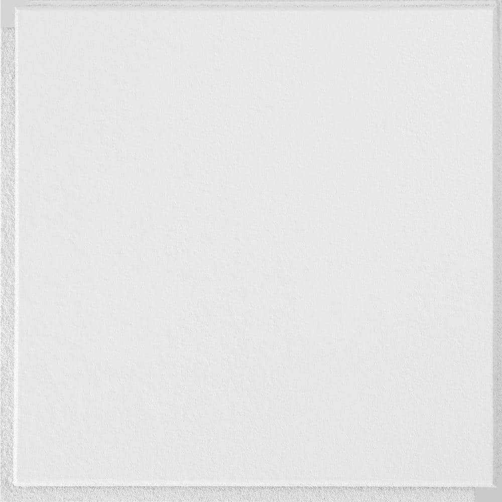 Armstrong Ceilings Washable White 12-in x 12-in White Surface-Mount Ceiling Tile 40-Pack | 231g