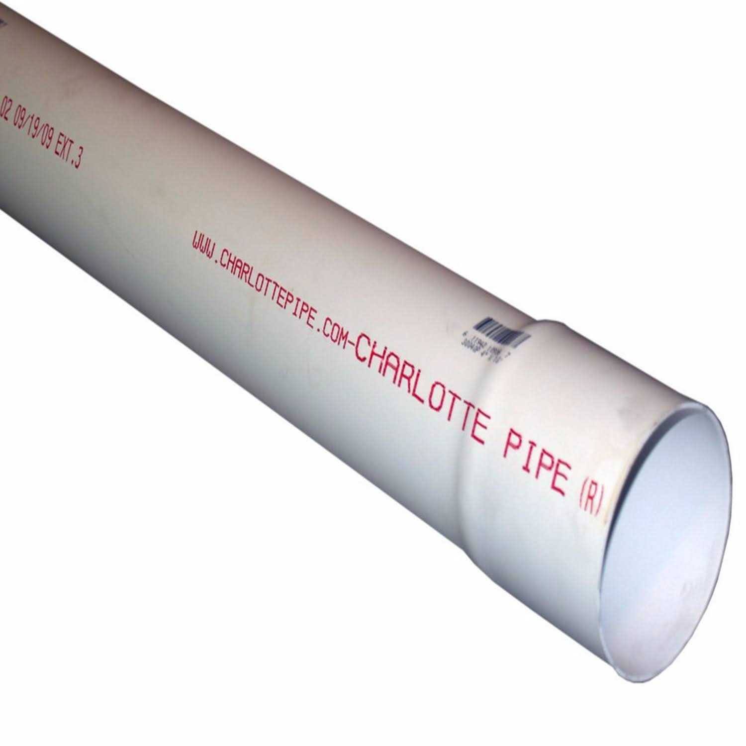 Charlotte Pipe 52155 Sewer and Drain Pipe, PVC