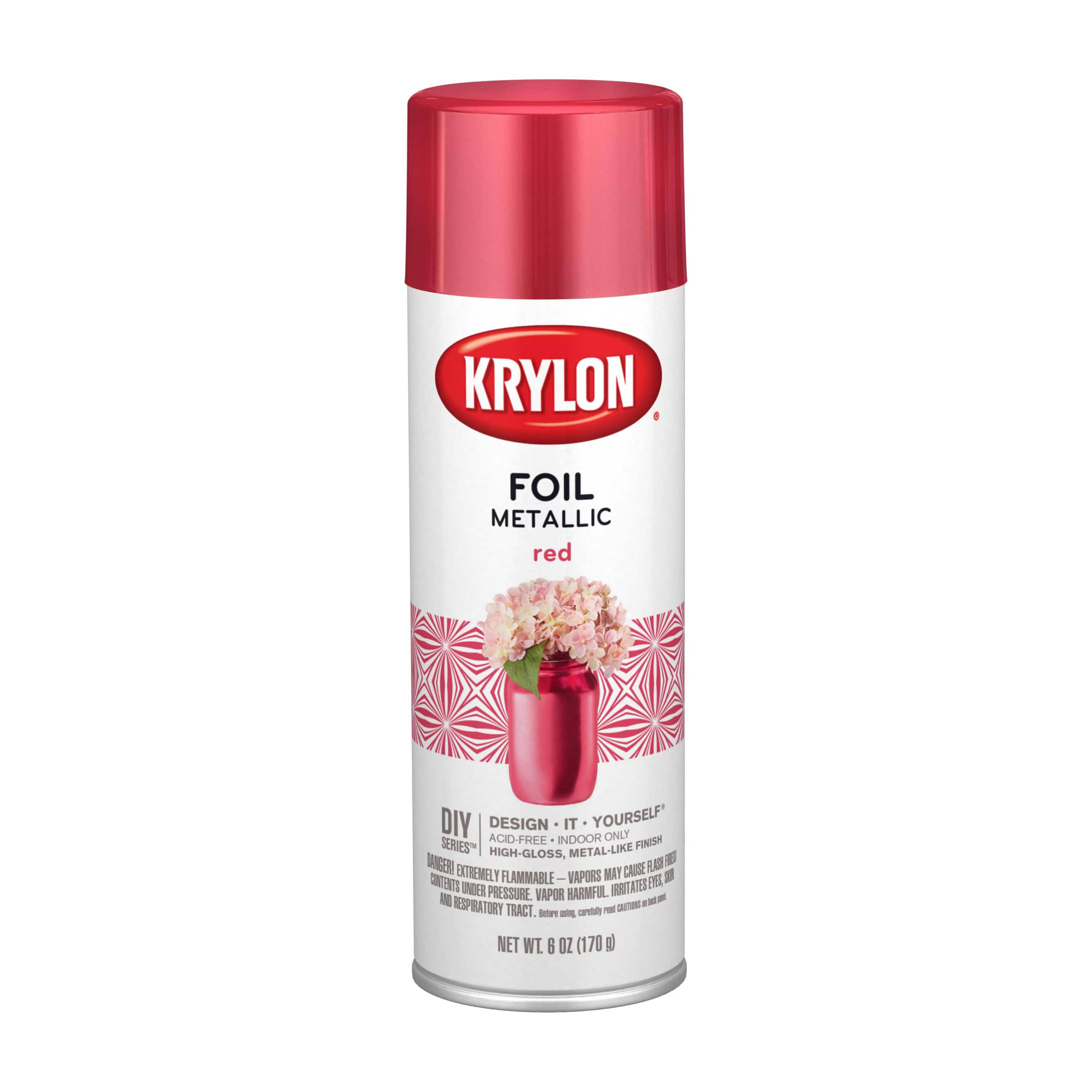 Krylon Foil Metallic Spray Paint- Purple, 6 oz