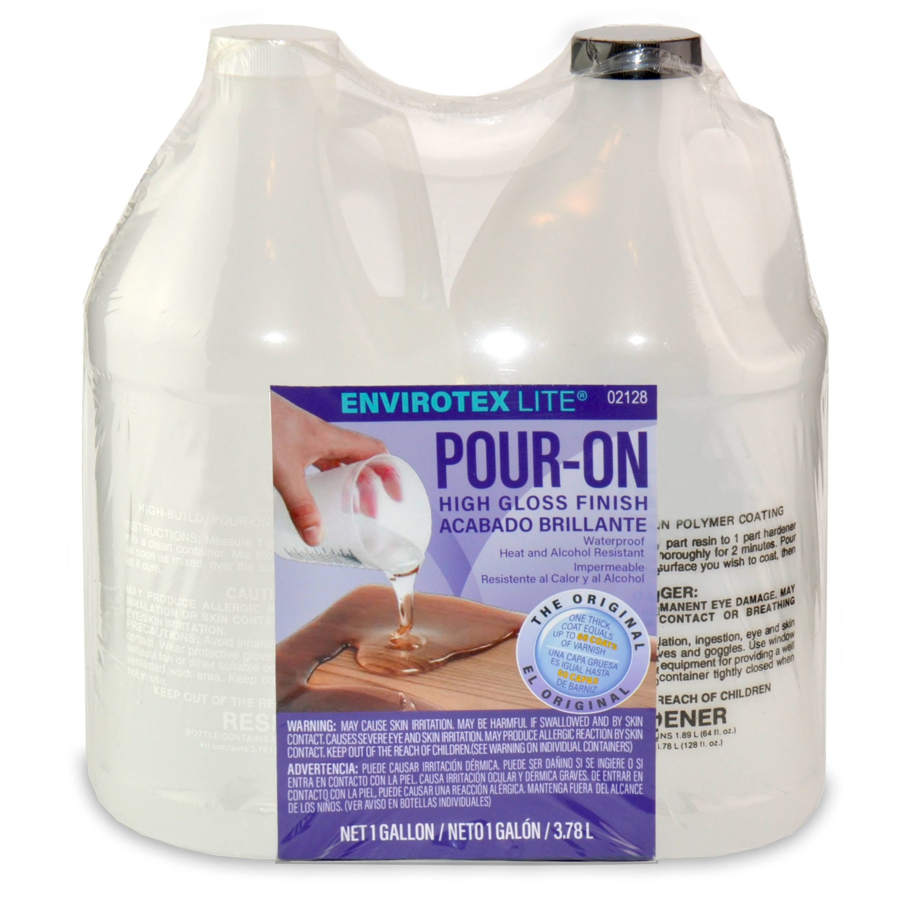 Envirotex Lite Pour-On High-Gloss Finish, 1 Gallon